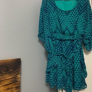 Patterned flowy dress